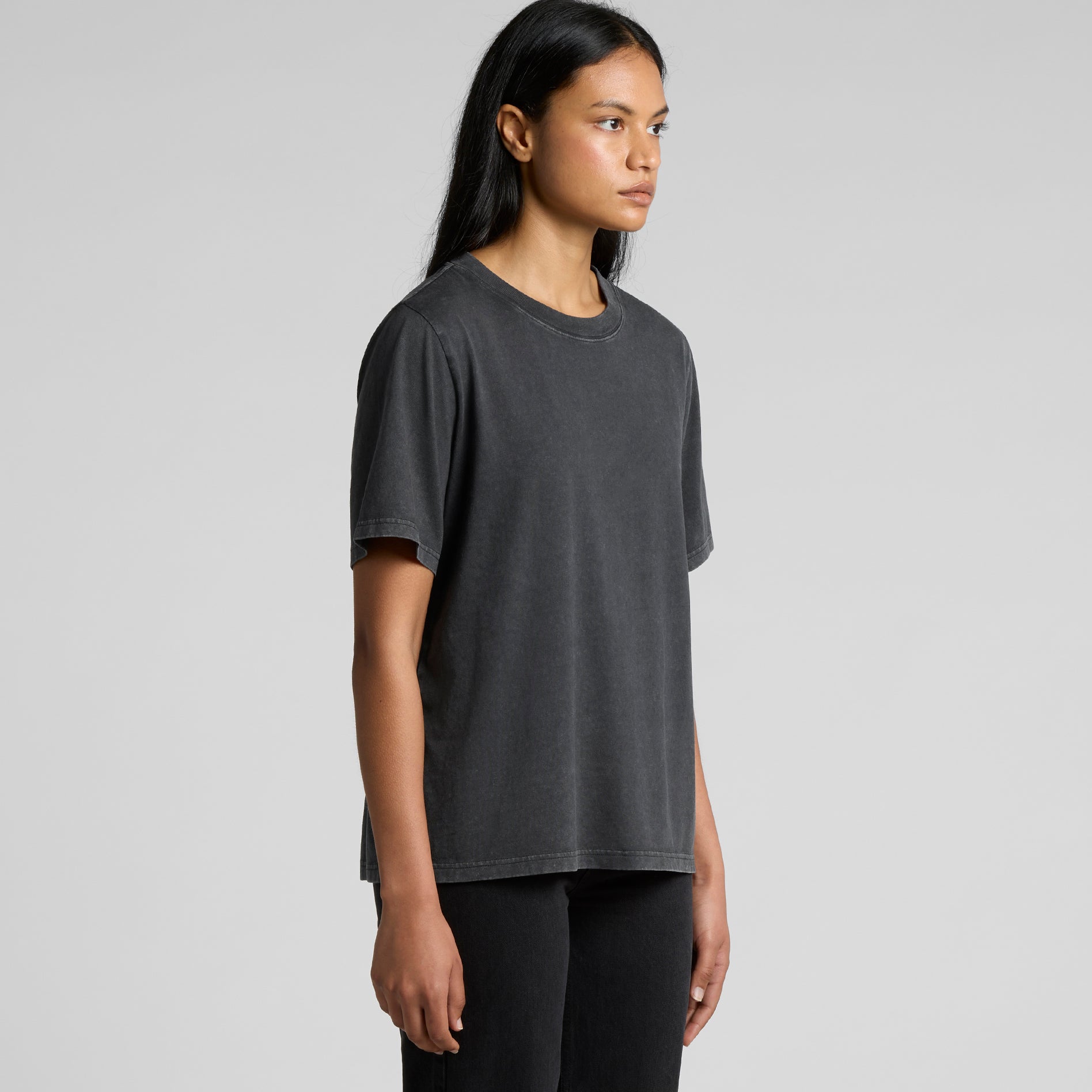Wo's Stone Wash Heavy Tee Bedrukken