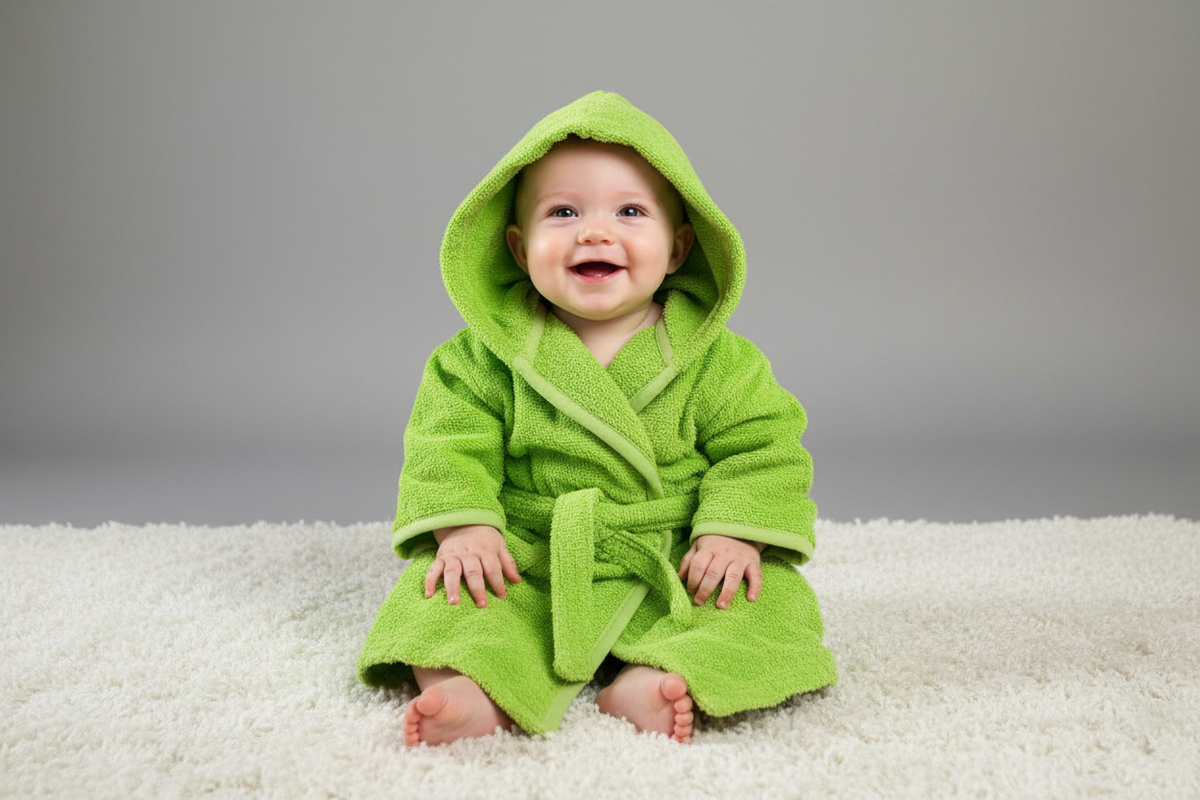 Baby Badjas 0–12 Maanden Bedrukken