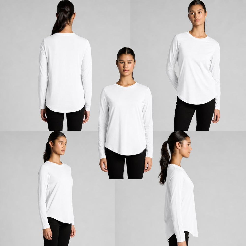4021 Dames Longsleeve Bedrukken (AS Colour)
