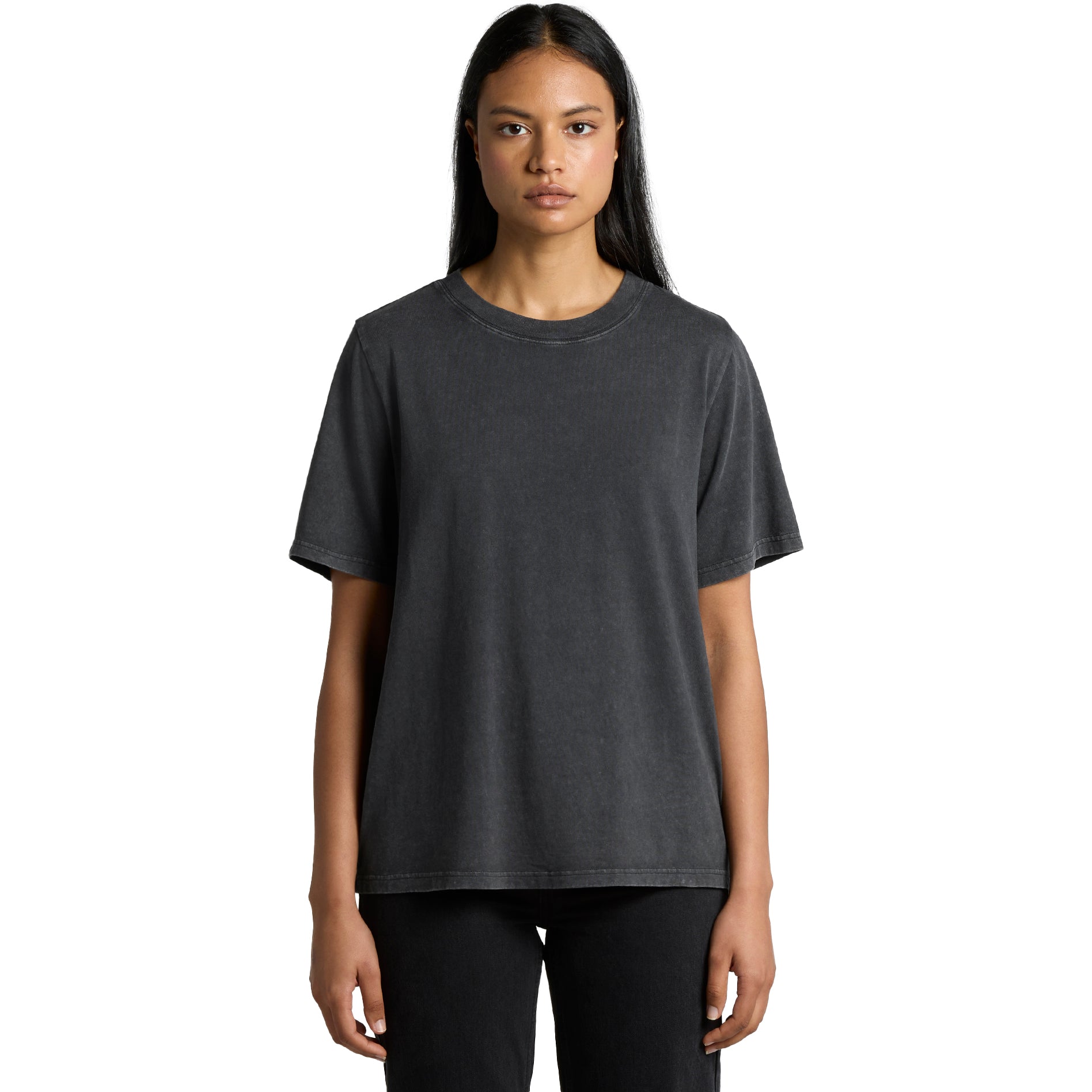 Wo's Stone Wash Heavy Tee Bedrukken