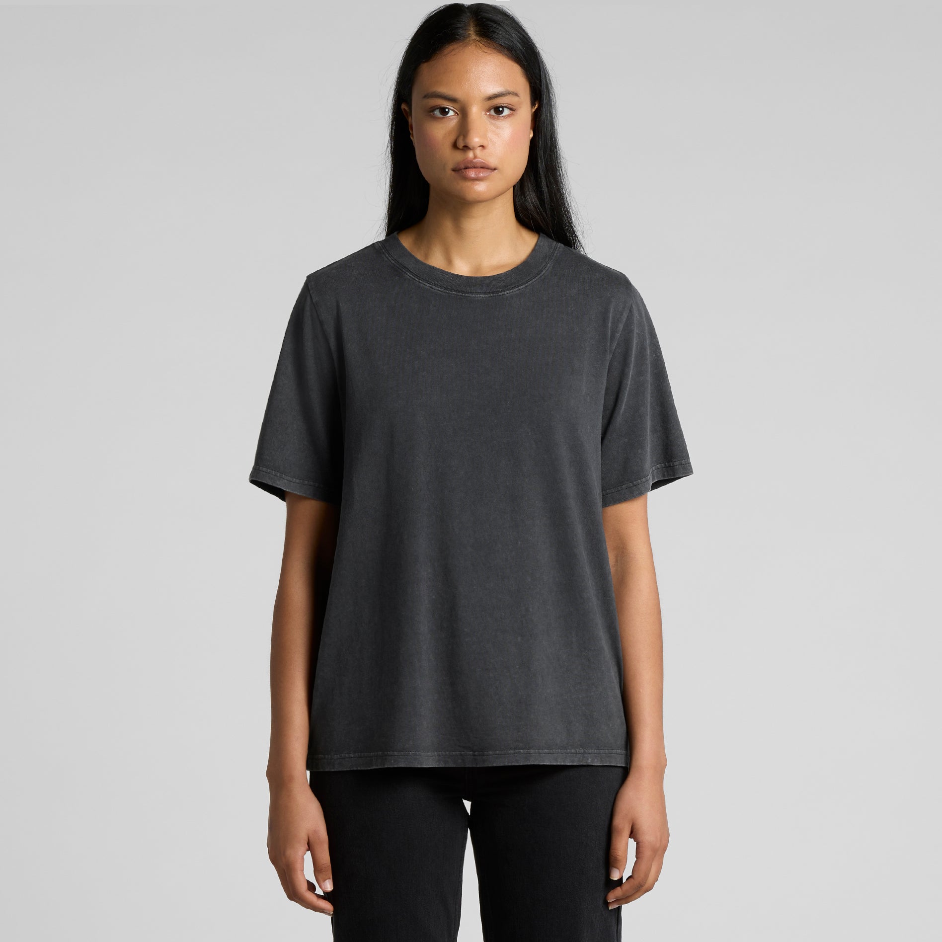 Wo's Stone Wash Heavy Tee Bedrukken