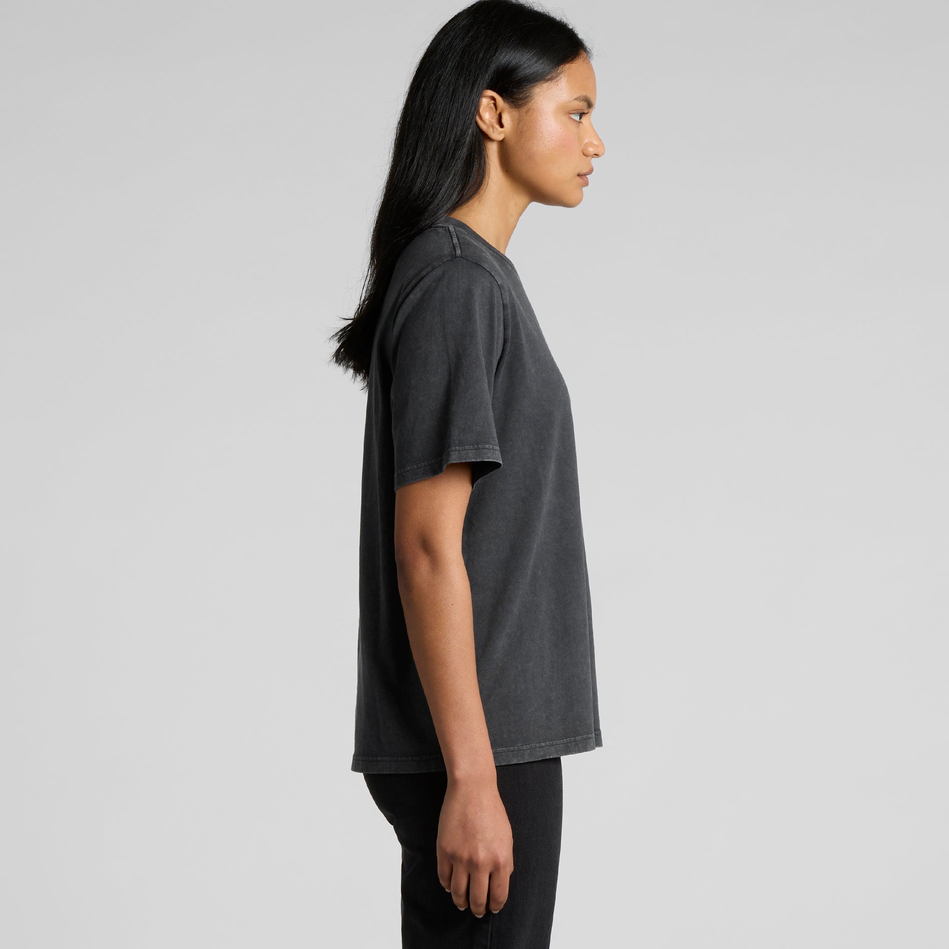 Wo's Stone Wash Heavy Tee Bedrukken