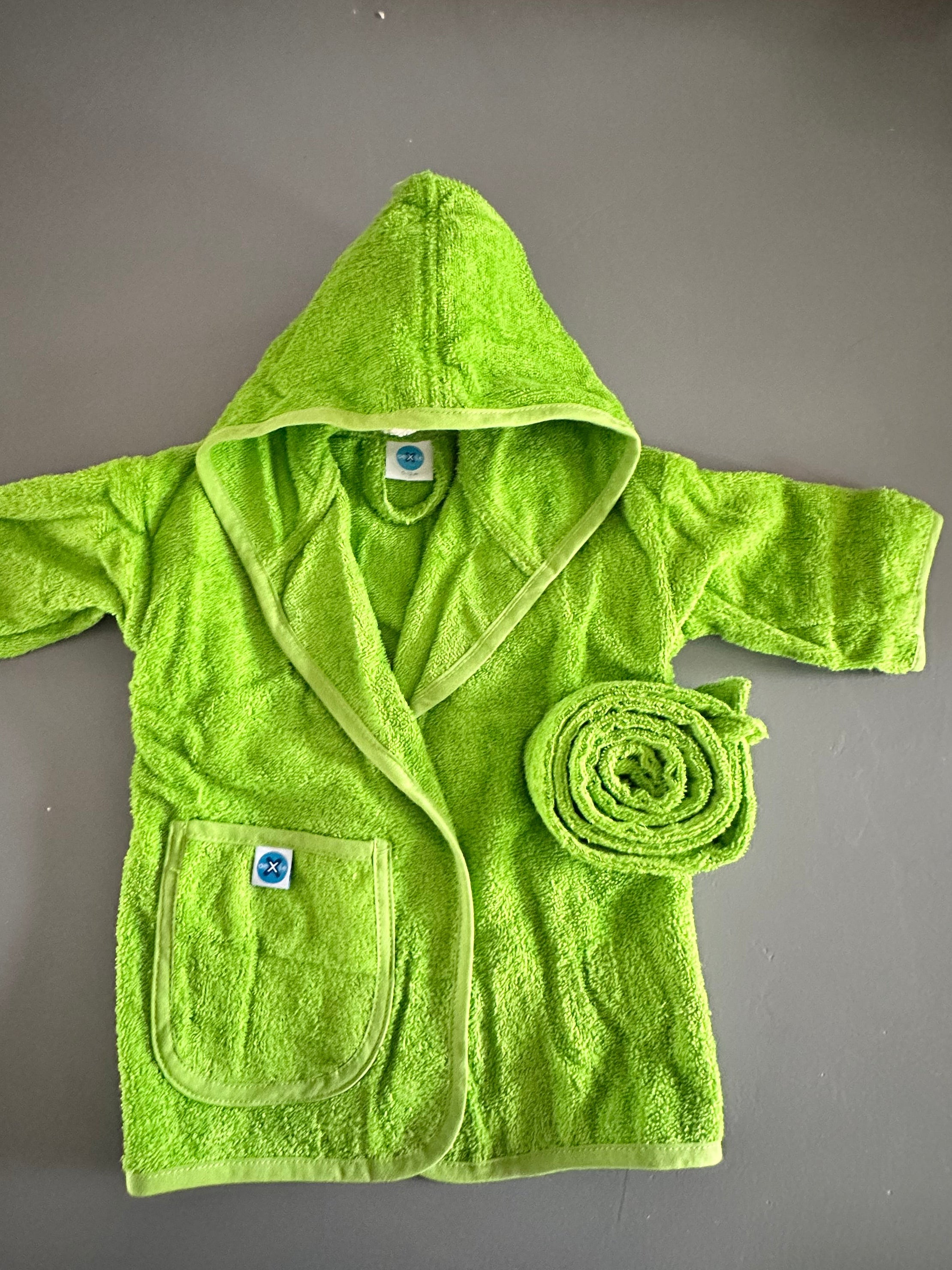 Baby Badjas 0–12 Maanden – Persoonlijk te Bedrukken met Naam