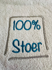 Slabbetje met tekst 100% Stoer
