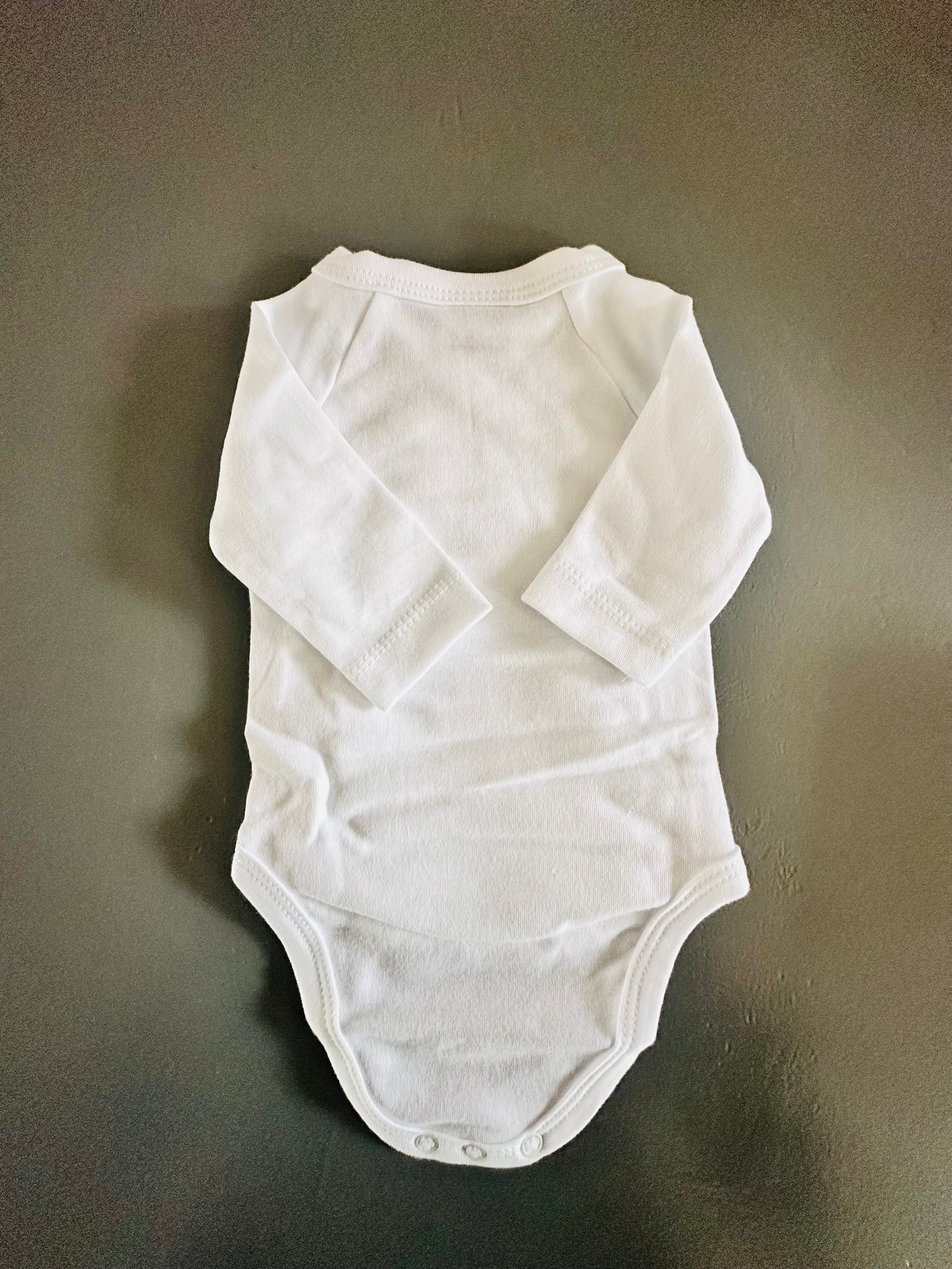 Overslag Rompertje  Maat 50-56 met Tekst Tante