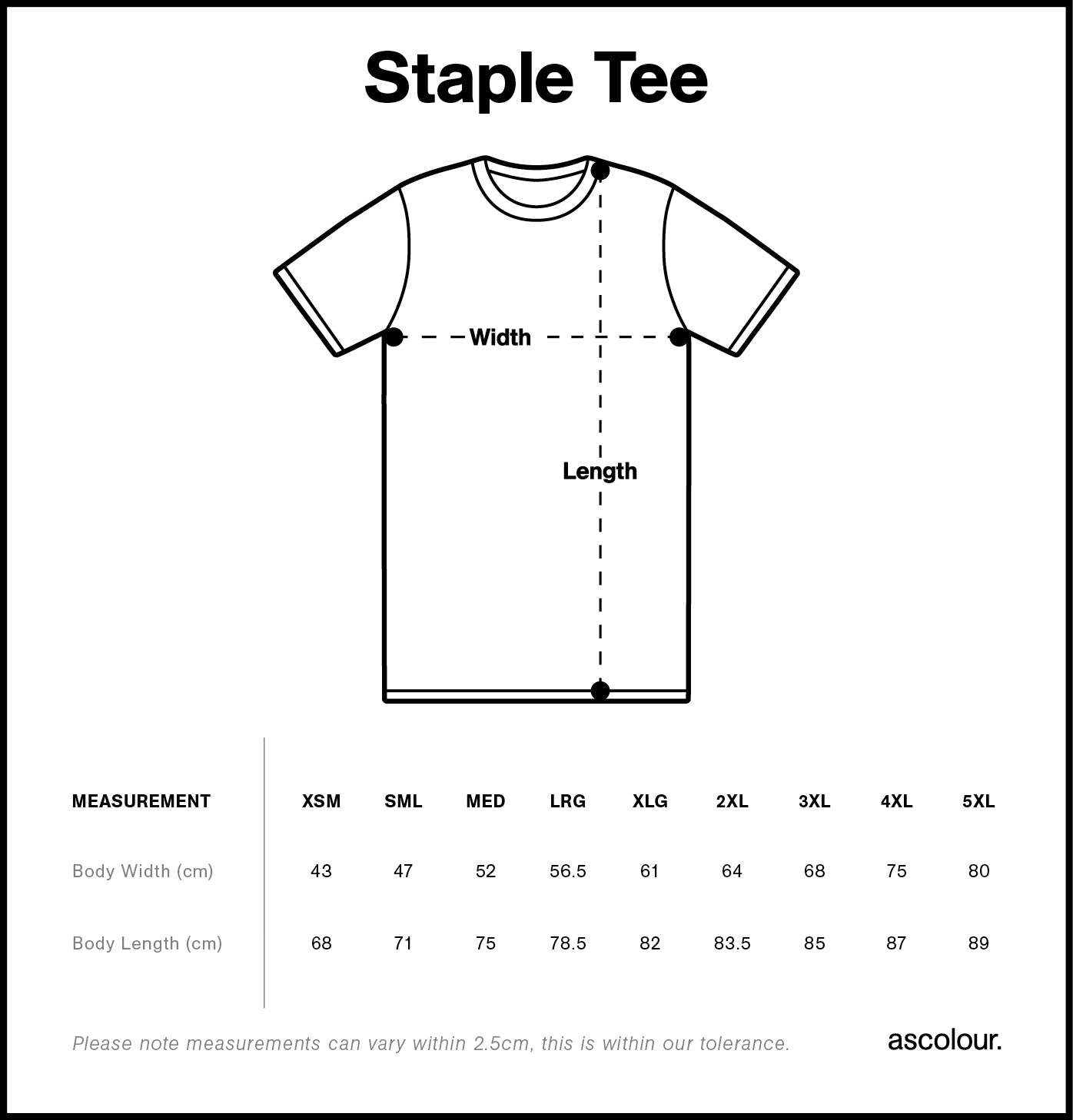 Longfit Unisex Staple Tshirt 5001