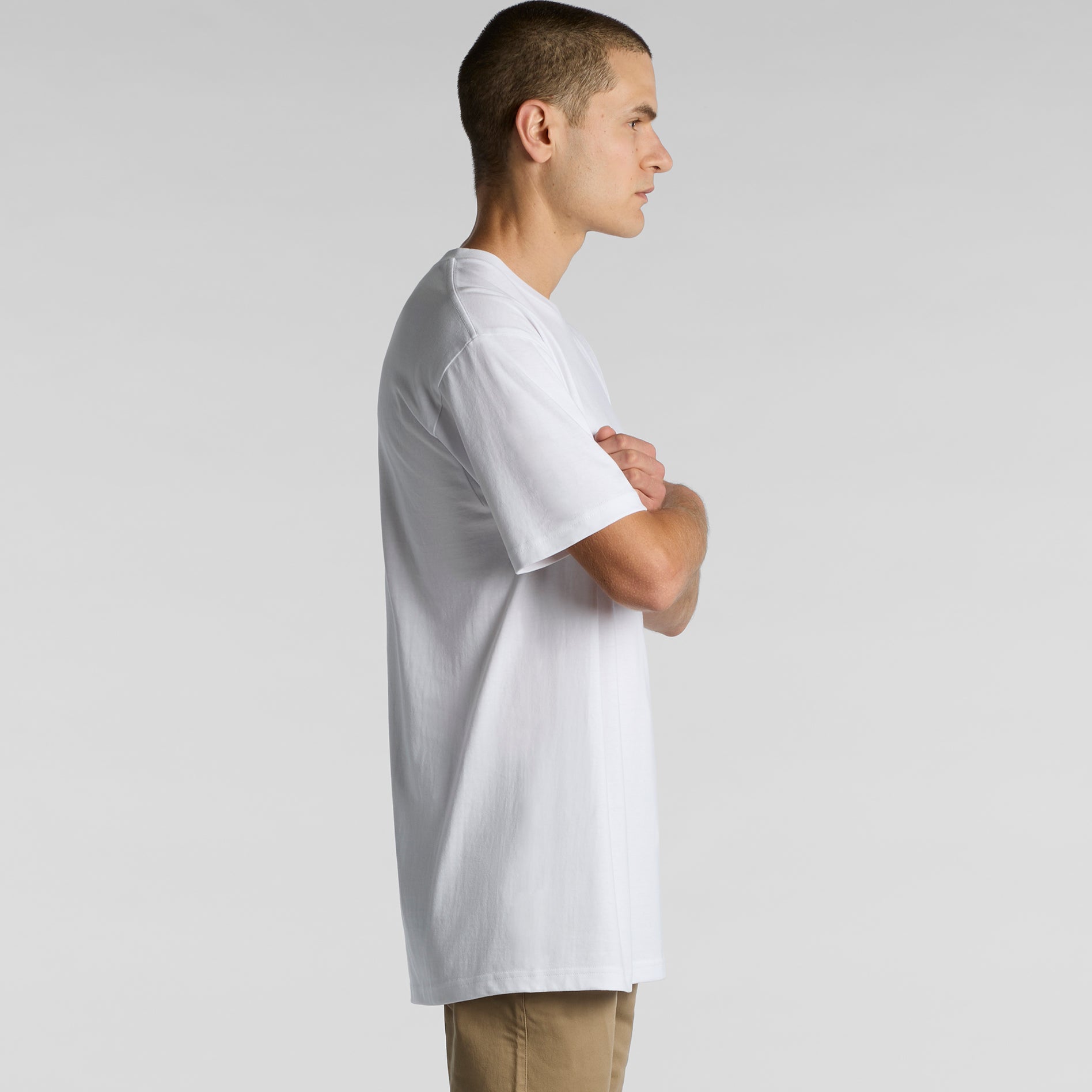 Heren T-shirt Bedrukken AS Colour Block Tee 5050