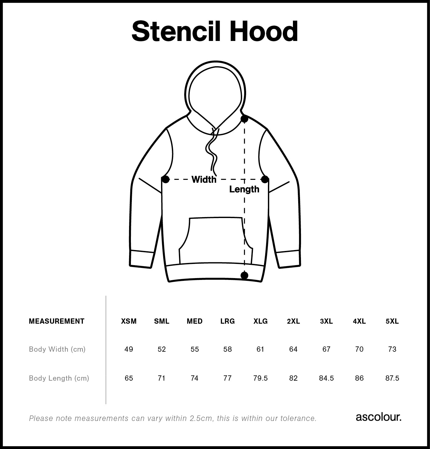 Stencil Hood 5102