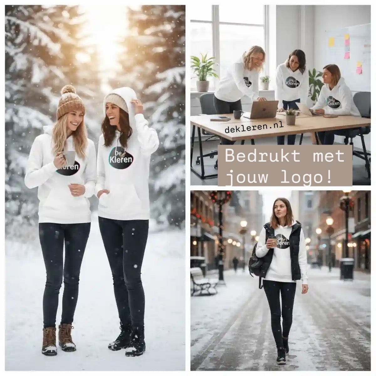 Premium Dames Hoodie 100% Katoen