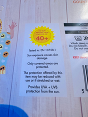 Poncho 1-3 jaar UV 40 Protection