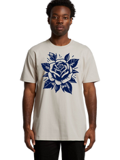 Dark Blue Rose T-Shirt Design
