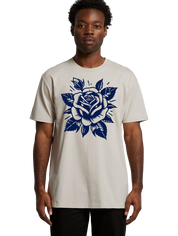 Dark Blue Rose T-Shirt Design