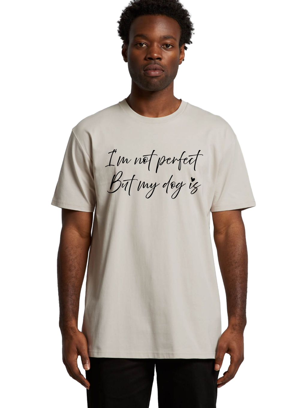 Unisex T-Shirt Dog Text Design