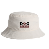 Nylon Bucket Hat 1171 Bone Dog Person