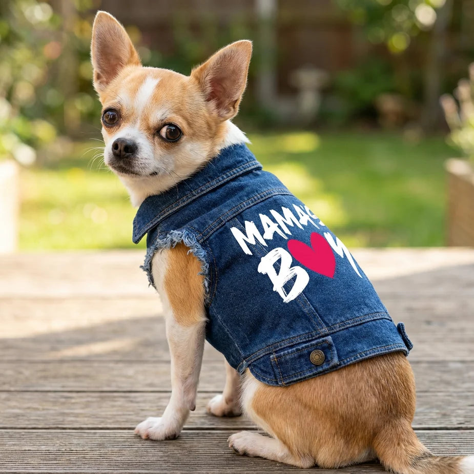 Bedrukbare Hondendenim Jas PP003 – Stoere Denim Jas