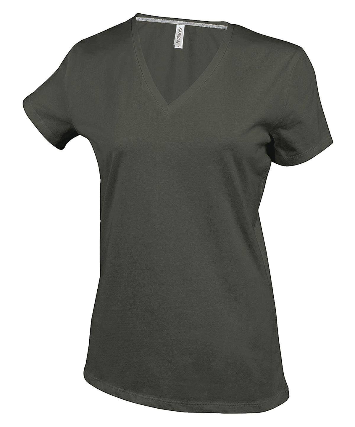 Dames v-hals T-shirts slimfit KB381