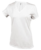 Dames v-hals T-shirts slimfit KB381