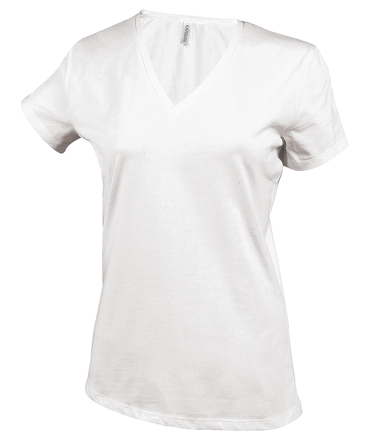 Dames v-hals T-shirts slimfit KB381