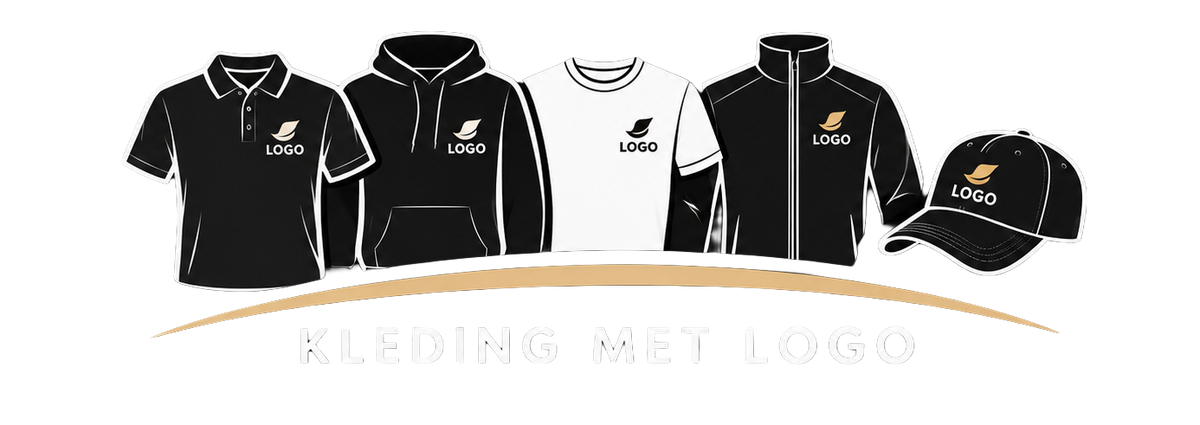 kleding met logo banner