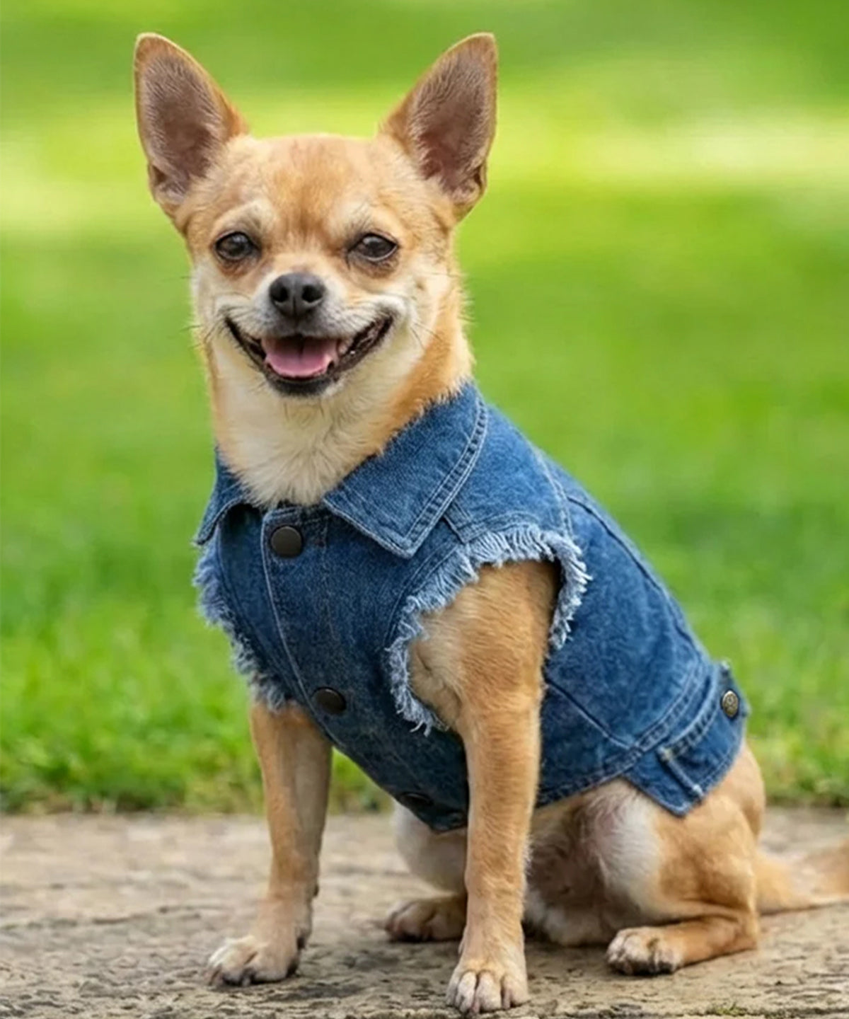 Bedrukbare Hondendenim Jas PP003 – Stoere Denim Jas