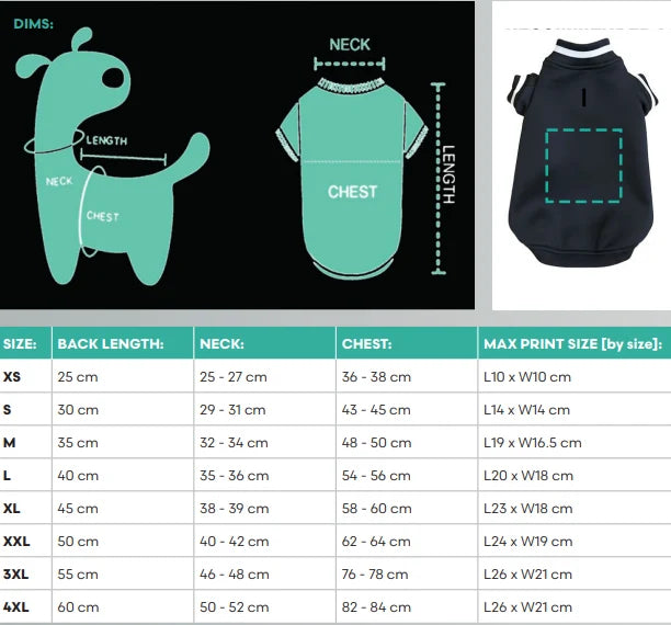 Bedrukbare Hondenvarsityjas PP005 – College-Style Jas