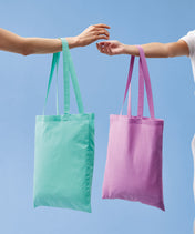 Bedrukte katoenen boodschappentassen 24 stuks